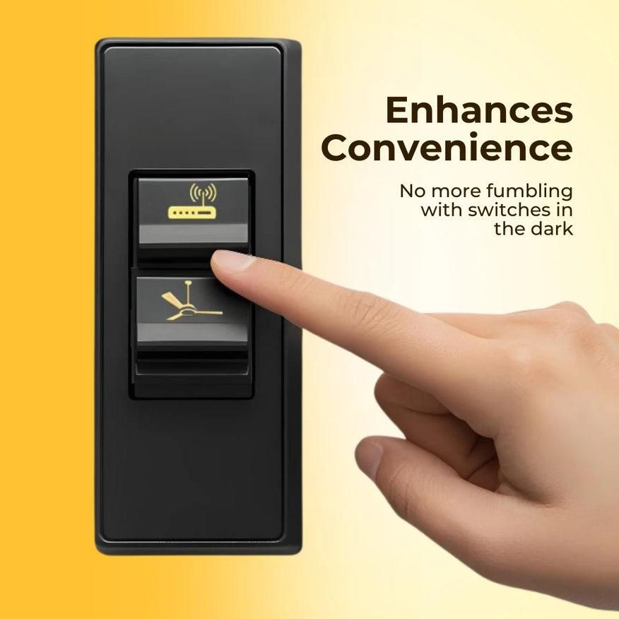 Gold Switch Stickers (Pack of 100) – Premium Switch Labels with Clear Icons