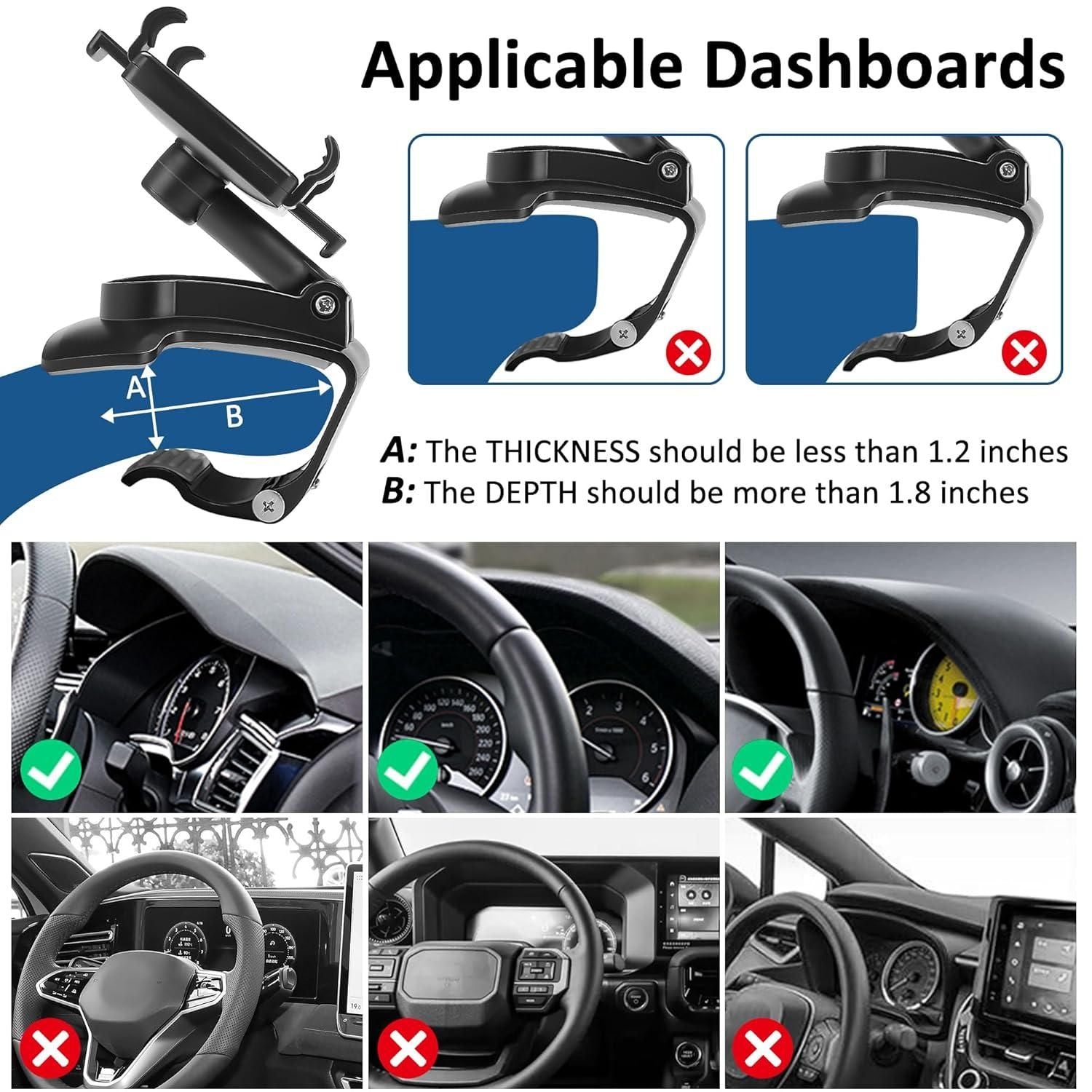 Phone Holder 360� Free Rotation