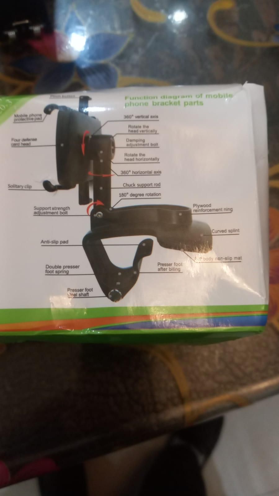 Phone Holder 360� Free Rotation